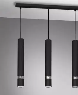 Moderné lampy do obývačky Luster Joker Black MLP 1414 LW3