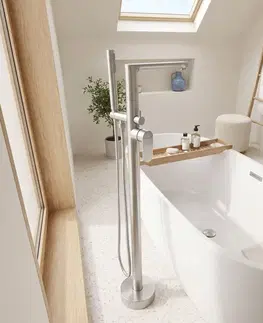 Kúpeľňové batérie REA - Voľne stojaca batéria Logan Brush Nickle REA-B2222