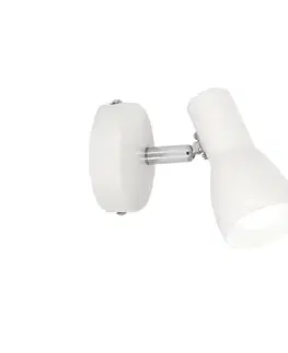 Nástenné svetlá Nástenná lampa 1X40W E14 biela matná PICARDO