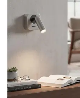 Svietidlá Ideal Lux - LED Nástenné bodové svietidlo BEAN LED/3W/230V CRI 90 lesklý chróm 260679