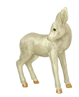 Vianočné dekorácie Figúrka Golden Fawn 30x16x37 cm