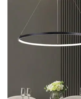 Svietidlá Zuma Line 2023201-BK80 - Závesný LED luster na lanku BRENO LED/36W/230V 3000/4000/6000K 2023201-BK80