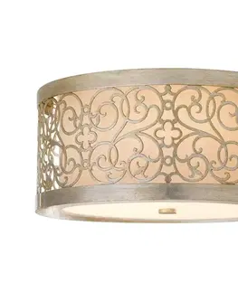 Svietidlá Elstead Feiss FE-ARABESQUE-F - Stropné svietidlo ARABESQUE 2xE27/40W/230V zlaté FE-ARABESQUE-F