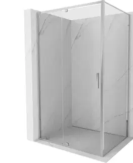 Sprchovacie kúty MEXEN/S - Exo sprchovací kút dvere krídlové 105 x 100, transparent, chróm 819-105-100-01-00