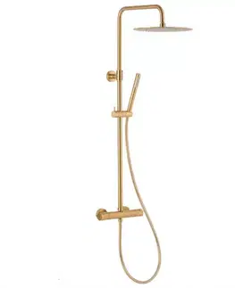 Sprchové súpravy a sety Sprchový set s termostatickou batériou Moza Gold Premium