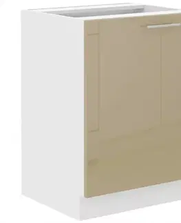 Kuchynské skrinky stojace Kuchynská skrinka Lara 60d 1f Bb Mdf Cappucino lesk