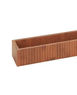 Kuchynské potreby WENKO 54942100 - Stojan na koreničky MERA 30x8 cm hnedá 54942100