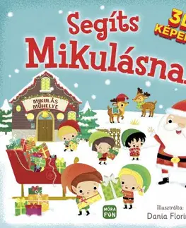 3D, magnetické, priestorové knihy Segíts Mikulásnak!