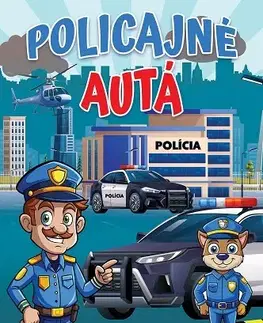 Nalepovačky, vystrihovačky, skladačky Policajné autá