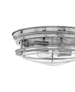 Záhradné lampy Elstead Quintiesse QN-HADRIAN-FS-CM-CLEAR-Vonkajšie stropné svietidlo HADRIAN 2xE27/40W/230V IP44 chróm QN-HADRIAN-FS-CM-CLEAR