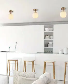 Svietidlá Závesný luster Atmaca - 10220, bronzová/biela