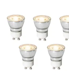 LED osvetlenie Sada 5 GU10 3-stupňových stmievateľných LED žiaroviek 35 mm 4W 220 lm 3000K