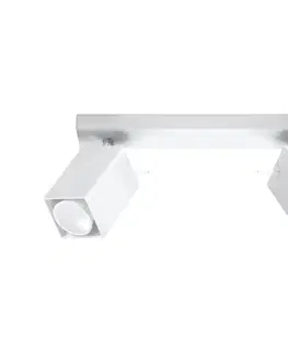Svietidlá  Bodové svietidlo MERIDA 2 2xGU10/40W/230V biela SL.0096