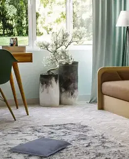 Postele ArtElta Jednolôžková posteľ PARYS hnedá | 80 x 190 cm Farba: Alova 67, Prevedenie: ľavé