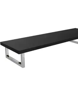 Kúpeľňový nábytok CERANO - Doska pod umývadlo Navira Pro + 2 konzoly pod dosku - čierna matná - 100x46x3,6 CER-606072