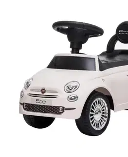 Odrážadlá Buddy Toys Odrážadlo Fiat 500 2xAA krémová 57002792