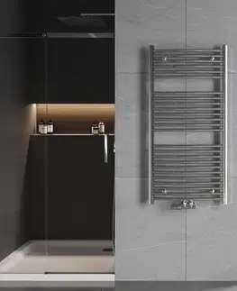 Radiátory do kúpeľne MEXEN - Ares vykurovací rebrík/radiátor 1200 x 600 mm, 490 W, chróm W102-1200-600-00-01