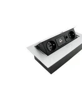 Predlžovacie káble  Zásuvková lišta 2x230V/2xUSB/1xRJ45 4731728