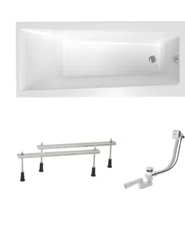 Vane Obdĺžniková vaňa Laguna Idea Plus 170x75 cm akrylát ľavá aj pravá SIKOID1700APN SIKOID1700APN