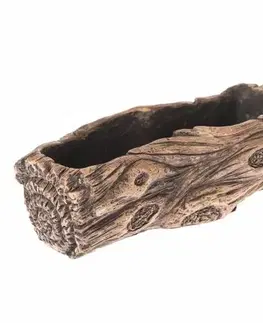 Kvetináče a truhlíky Betónový truhlík, hnedá, 28,5 x 8 x 12 cm