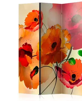 Paravány Paraván Velvet Poppies Dekorhome