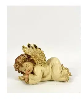 Sošky, figurky - anjeli MAKRO - Anjel svietiaci 12x17cm rôzne druhy