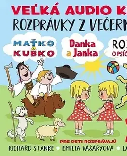 Rozprávky ZUNE TRADE,s. r. o. Veľká audio kniha - Rozprávky z večerníčkov 3CD BOX