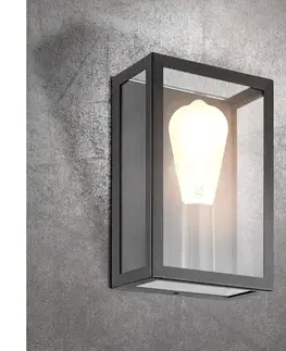 Svietidlá Eglo 31778-LED RGBW stmievateľné vonkajšie nástenné svietidlo ALAMONTE-Z LED/4,9W/230V IP44 čierna 31778