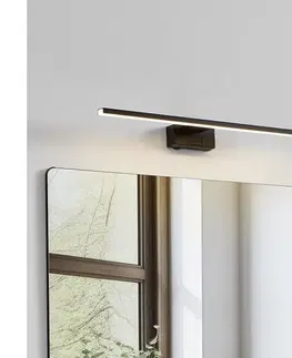 Svietidlá Eglo 901848-LED Kúpeľňové osvetlenie zrkadla CONETTILLA LED/10W/230V 60 cm IP44 čierna 901848