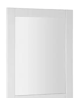 Kúpeľňové zrkadlá AQUALINE - FAVOLO zrkadlo v ráme 60x80cm, biela mat FV060