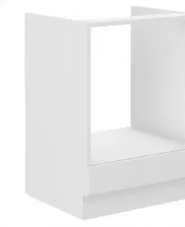 Kuchynské skrinky stojace Kuchynská skrinka STILO biely mat/biely 60dg bb