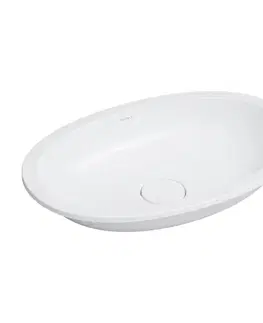Umývadlá OMNIRES - SHELL M+ podumývadlové umývadlo 54 x 34 cm, biela mat SHELL540UPBM