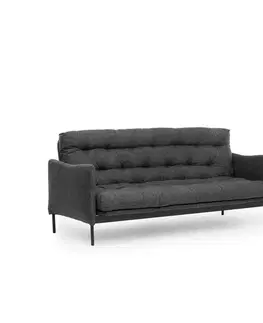 Pohovky a gauče Trojmiestna rozkladacia pohovka Renge - Dark Grey