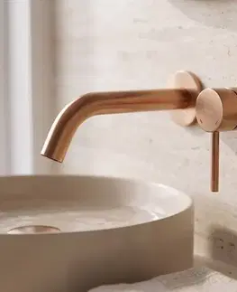 Kúpeľňové batérie REA - Podomietková umývadlová batéria Clif Brush Copper REA-B5842