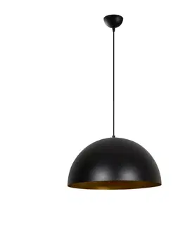 Svietidlá Závesný luster Mini Sivani - MR - 723, čierna-zlatá