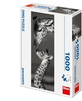 1000 dielikov Dino Toys Puzzle Žirafy 1000 panoramic Dino