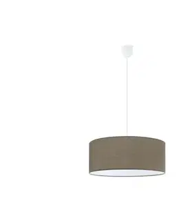 Svietidlá Eglo 79068 - Závesné svietidlo na lanku SITIA 3xE27/60W/230V hnedé 79068