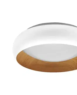 Svietidlá Osram - LED stmievateľné stropné svietidlo ORBIS LIVIA LED/16W/230V pr. 30 cm biela/hnedá 4099854448201