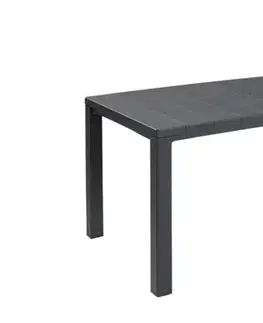 Záhradné plastové zostavy Elvisia Záhradný set BAILEY 4 + 1 | grafit