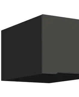 Kuchynské skrinky visiace Kuchynská skrinka Aria-Gr/Bl Anti Fingerprint 40 Nagu-36 1f