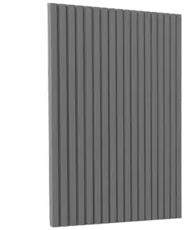 Kuchynské skrinky Čelo skrinky Luxeo F14-D60FZW ryfla dark grey