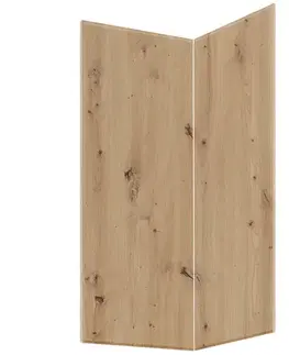 Kuchynské skrinky Čelo skrinky Luxeo F16-D90N tenký rám dub