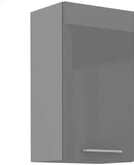 Kuchynské skrinky visiace Kuchynská skrinka Grey 45G-72 1F