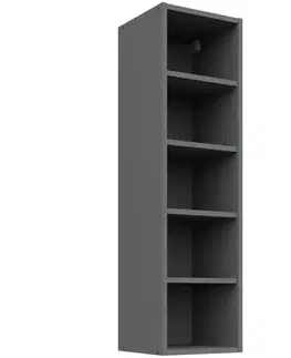 Kuchynské skrinky visiace Kuchynská skrinka 30g-108 Otw Antracit