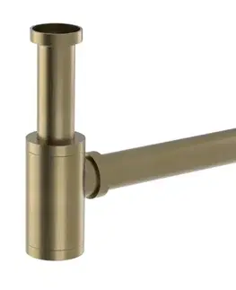Náhradné diely a príslušenstvo SAPHO - Umývadlový sifón 5/4", odpad 32, guľatý, zlato mat SI51G