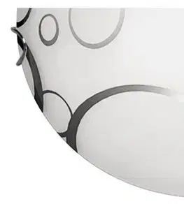 Stropná svetla Sklenená stropná nástenná lampa E27 Doka