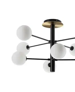 Svietidlá Ideal Lux - LED Luster na tyči COSMOPOLITAN 8xG9/3W/230V pr. 64 cm čierna 328485