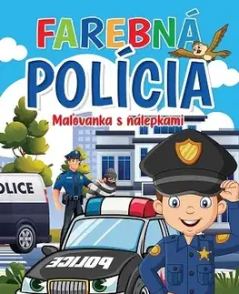 Nalepovačky, vystrihovačky, skladačky Farebná polícia
