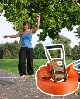 Laná Slackline - inSPORTline ergo 15 m