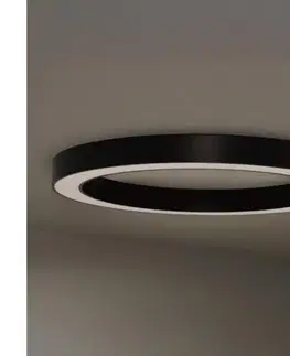 Svietidlá  LED stropné svietidlo 115 W / 230 V, s prepínateľnou teplotou svetla 3000/4000/6500 K, priemer 120 cm, čierne CL7434